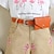 お買い得  セット-３個 幼児 女の子 動物 クルーネック シャツ＆ショーツ セットする 半袖 ファッション アウトドア コットン 3～7歳 夏 ホワイト