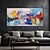 levne Abstraktní malby-abstraktní boho krajinomalba ručně malovaná 3d barevné graffiti plátno olejomalba ručně malovaná paletový nůž impresionistická umělecká malba trendy malba pro výzdobu obývacího pokoje