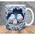preiswerte Becher &amp; Tassen-3D-Eulen-Tassen, lustige 3D-Tiere-Tasse, kreative Raumdesign-Mehrzweckbecher, Tierliebhaber-Kaffeetasse, niedliche Tasse Keramik-Kaffeetassen, coole Geburtstags-Weihnachtsgeschenke für Frauen und