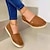 cheap Women&#039;s Slip-Ons &amp; Loafers-Women&#039;s Slip-Ons Slip-on Sneakers Home Daily Flat Heel Round Toe Casual Comfort Cloth Loafer Black Blue Brown