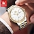 お買い得  機械式腕時計-新しい olevs olevs ブランドの腕時計発光カレンダー週表示機械式時計シンプルなスチールベルトメンズ腕時計ビジネス防水メンズ腕時計