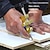 Недорогие Улучшение положения семей-Резак для стеклянной плитки с невыдвижной ручкой из алюминиевого сплава - универсальный алмазный роликовый нож для стекла, нож для открывания кирпичей - портативный инструмент для резки зданий, резак