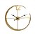 cheap Wall Accents-Nordic Modern Light Luxury Wall Clock Fashion Simple Metal Mute Hanging Clock Home Living Room Creative Pendant Watch Decor 60 cm