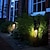 baratos Luzes e lanternas de caminho-lâmpada led de jardim de energia solar ao ar livre ip65 à prova d&#039;água para calçadas calçadas pátio lâmpada de paisagem brilhante iluminação de decoração de gramado 1x 2x
