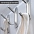 billige Garderobekroker-håndklekrok selvklebende kroker i rustfritt stål for baderomskroker