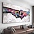 cheap POP Oil Paintings-Handmade pop  art oil painting street art painting Hand Painted Wall Art Modern Abstract Street Art painting Home Decoration Decor Rolled Canvas No Frame Unstretched