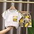 billiga Kläder för pojkar-2 delar Småbarn Pojkar T-shirt och shorts Utrusta Ensfärgat Kortärmad Bomull Uppsättning Utomhus Mode Sommar Vår 1-3 år gammal glassset vit Yuanchuang Bear Set fickkamouflage gul