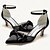 abordables Zapatos de boda-Mujer Tacones Zapatos de boda Fiesta Pajarita Tacón de Aguja Dedo Puntiagudo Elegante Satén Tira de tobillo Vino Negro Blanco