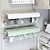 billige Kjøkkenoppbevaring-veggmontert organiseringsboks elegant, lett design for kosmetikk, kabler &amp; skrivebordsartikler