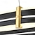 preiswerte Rundes Design-Dimmbarer Kronleuchter, LED-Pendelleuchte, moderne, luxuriöse, ovale Ring-Deckenleuchte, nur dimmbar mit Fernbedienung 110–240 V