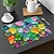 billige Placemats &amp; Coasters &amp; Trivets-1 stk blomstret dækkeserviet bordmåtte 12x18 tommer bordmåtter til festkøkken, spisedekoration
