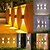 cheap Outdoor Wall Lights-1 Pc solar powered wall lamp with upper and lower lights, outdoor fence, courtyard, garden decoration light