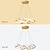 Недорогие В виде круга-60 cm Диммируемая Подвесные лампы Алюминий силикагель Художественный Оригинальный Стильные Окрашенные отделки черный Художественный Современное 110-240 В