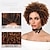 cheap Black &amp; African Wigs-Synthetic Wig Afro Afro Curly Pixie Cut Wig 10 inch Black / Burgundy Black / Brown Ginger Synthetic Hair Women&#039;s Burgundy Yellow Multi-color