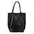 abordables Cabas et fourre-tout-Femme Sac d&#039;épaule sacs baquet Cuir de Vachette du quotidien Fermeture Noir