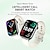 ieftine Ceasuri Smart-1 nou ceas inteligent vorbitor ecran pătrat curea din silicon negru monitor de ritm cardiac monitor de somn ceas sport în aer liber pentru Apple Android huawei smartphone cadou de vacanță bunătăți