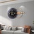 tanie Dekoracje ścienne-luksusowy cichy zegar ścienny nowoczesny design salon wystrój domu duża dekoracja ścienna zegary dekoracja domu zegarek ścienny igła 80 * 38 cm 100 * 48 cm
