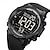 お買い得  デジタル腕時計-SKMEI 男性 デジタルウォッチ 屋外 スポーツ ファッション 腕時計 光る ストップウォッチ 目覚まし時計 カレンダー シリカゲル 腕時計