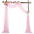 cheap Mr &amp; Mrs Wedding-10ft /20ft/32.8ft Outdoor Curtain 1 Piece Lawn Wedding Beauty Dress Background Decoration Wedding Arch Pearl Chiffon Curtain Decoration