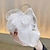 זול תיקי ערב וקלאצ&#039;ים-בגדי ריקוד נשים מצמד פּוֹלִיאֶסטֶר מסיבת החתונה פרח קל משקל Multi Carry צבע אחיד לבן