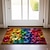levne Doormaty-duhové květiny rohožka protiskluzový olej odolný kobereček vnitřní venkovní rohož ložnice výzdoba koupelna rohožka vstupní kobereček rohožka