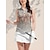 baratos Coleção de designers-Mulheres Camisa polo de caminhada Cinzento Sem Manga Blusas Floral Roupas femininas de golfe, roupas, roupas, roupas