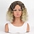 abordables Perruques de qualité supérieure-perruques blondes pour femmes blonde crépus bouclés perruque afro américain perruques perruque synthétique douce pour les femmes de la mode ombre perruques