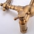 olcso Fürdőszobai mosdócsapok-Fürdőszoba mosogató csaptelep - Forgatható / Klasszikus Antik bronz Külső foglalat Egy fogantyú két lyukatBath Taps