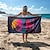 baratos conjuntos de toalhas de praia-Toalha de praia palmeira pôr do sol grande padrão de impressão 3d toalha de banho toalha de praia cobertor clássico 100% micro fibra cobertores confortáveis