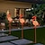 preiswerte Skulpturen- und Landschaftsbeleuchtung-Solar-Flamingo-Außenleuchte, IP65, wasserdicht, für Garten, Rasen, Hof, Teich, Hinterhof, Landschaft, LED-Dekoration, 1 x