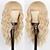 Недорогие Парик из искусственных волос без шапочки-основы-светлые парики для женщин, светлый парик с челкой, длинные волнистые вьющиеся парики, натуральный парик из синтетического термостойкого волокна для ежедневного использования на вечеринках