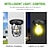 cheap Pathway Lights &amp; Lanterns-Solar Retro Tungsten Wire Portable Lamp Outdoor Solar Small House Light Induction Tungsten Wire Warm Light Wall Lamp for Courtyard Villa Garden Waterproof House Wall Lamp Camping Lighting  1PC