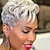 cheap Black &amp; African Wigs-Glueless Short Curly Wigs Natural Looking Synthetic Wigs for Ladies Daily Cosplay Hair Wig