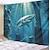 cheap Landscape Tapestry-Submarine Cabin Undersea Hanging Tapestry Wall Art Large Tapestry Mural Decor Photograph Backdrop Blanket Curtain Home Bedroom Living Room Decoration