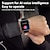 זול שעונים חכמים-f57 שעון חכם bluetooth call מסך 1.91 אינץ&#039; 24 שעות ניטור קצב לב גלוקוז בדם טמפרטורה לחץ דם חמצן