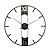 ieftine Accente Perete-ceas de perete mare de lux design modern ceasuri de perete silențioase decor acasă ceasuri de metal negru decor living