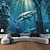 cheap Landscape Tapestry-Submarine Cabin Undersea Hanging Tapestry Wall Art Large Tapestry Mural Decor Photograph Backdrop Blanket Curtain Home Bedroom Living Room Decoration