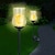 abordables Eclairage Extérieurs Muraux-Lampe solaire led en forme de tulipe, simulation de bougie, lumière de jardin, pour pelouse, allée, décoration extérieure étanche, 1 pièce
