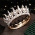 halpa Hiusten muotoilutarvikkeet-barokki pyöreä kruunu metalliseos päähineet internet julkkis syntymäpäivä kruunu kahdeksantoistavuotias aikuinen lahja kruunun kuningatar