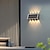 baratos luzes de parede ao ar livre-lâmpada de parede led, holofotes de paisagem de acrílico de metal externo, luzes de parede decorativas, luzes de parede de pátio externo, adequadas para vilas e jardins, branco quente