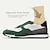 Χαμηλού Κόστους Ανδρικά Sneakers-Ανδρικά Αθλητικά Παπούτσια Φόρεμα πάνινα παπούτσια Δέρμα Ιταλικό πλήρες δέρμα αγελάδας Αντιολισθητικό Δαντέλα μέχρι πάνω Πράσινο του τριφυλλιού