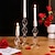 Χαμηλού Κόστους Κεριά &amp; Κηροπήγια-διάφανη ρετρό γυάλινη θήκη για κεριά σε σχήμα ρόμβου: ρομαντικά δείπνα υπό το φως των κεριών, σκηνικά φωτογραφίας γάμου, διακόσμηση σπιτιού για τραπέζια σαλονιού, premium διακόσμηση για εκλεπτυσμένη