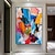 tanie Obrazy abstrakcyjne-kolorowy nóż do pałeczek malowanie ręcznie robione malowanie bardzo duże malarstwo abstrakcyjne duże płótno obraz do salonu ponadgabarytowe ściany sztuki nowoczesne malarstwo abstrakcyjne do dekoracji