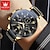 Недорогие Кварцевые часы-olevs 7004 мужские часы керамический ремешок с хронографом и датой светящиеся водонепроницаемые роскошные кварцевые часы мужские лучшие бренды мужские наручные часы