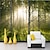 cheap Nature&amp;Landscape Wallpaper-Cool Wallpapers Beam Forest Landscape Wallpaper Wall Mural Roll Sticker Peel Stick Removable PVC/Vinyl Material Self Adhesive/Adhesive Required Wall Decor for Living Room Kitchen Bathroom