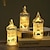 economico Luci decorative-ramadan eid led lanterna elettronica a lume di candela mubarak festival decorazione della casa vacanza castello della luna portacandele