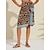 abordables trajes de baño de diseñador-pareo con estampado de leopardo