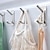 billige Garderobekroker-håndklekrok selvklebende kroker i rustfritt stål for baderomskroker