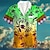 cheap Men&#039;s Aloha Shirts-Plain Fashion Casual Men&#039;s Linen Shirt Casual Shirt Summer Shirt Hawaiian Holiday Vacation Spring &amp; Summer Lapel Short Sleeve Yellow Blue Orange S M L Shirt