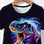 cheap Tops-Boys 3D Dinosaur Tee Shirts Short Sleeve 3D Print Summer Active Sports Fashion Polyester Kids 3-12 Years Crew Neck Outdoor Casual Daily Regular Fit
